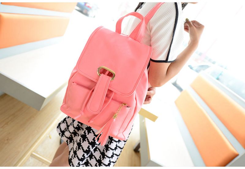 韩国中学生书包旅行包休闲背包学院风女士女包