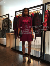 Женское платье 小樱巴黎代购kenzo虎头毛衣连衣裙针织羊毛2015秋冬高田贤三法国