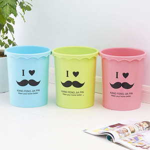 【小胡子】无盖垃圾桶