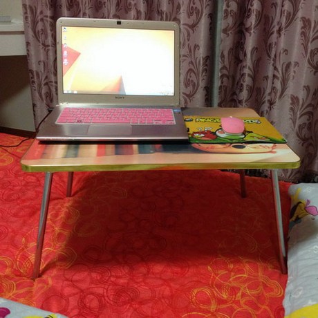 CoolDesk笔记本电脑桌床上简约折叠学生宿舍懒人儿童学习小书桌子