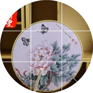 苏州礼品扇手绘工艺扇中国风真丝扇子折扇日用