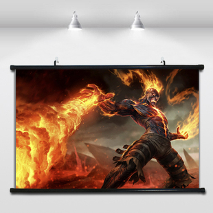 LOL永久皮肤英雄联盟布兰德灵魂烈焰火男复仇