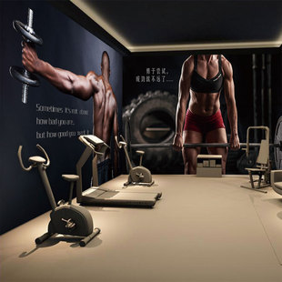 健身房壁纸画_健身房壁纸画怎样_健身房壁纸