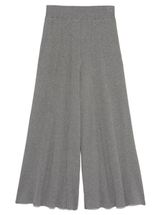 RWFP166002时尚纯棉阔腿百褶休闲裤FURFU