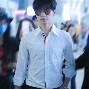明星同款秋装男衬衫_明星同款秋装男衬衫怎样