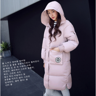 冬韩版中长款面包服棉衣大码女装马甲女修身棉