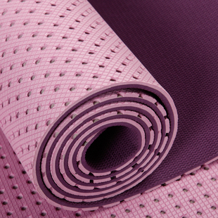 优姿天然橡胶可折叠1mm超薄瑜伽垫女初学者