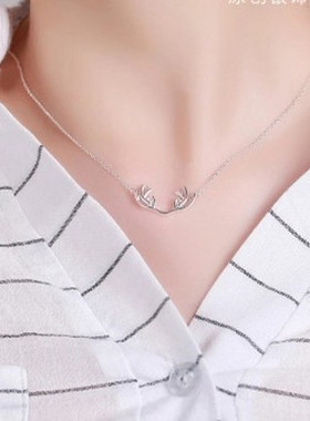 【纯银锁骨链】_角项链图片_价格_搭配分享 - 爱逛街