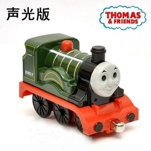 大号声光版火车头 回力磁性小火车模型合金托马斯艾米丽儿童玩具