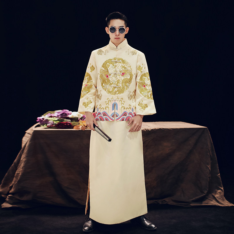 中式新郎礼服 精选网