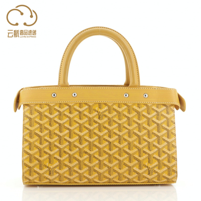 黄色手提包 Goyard（法国）高雅德新款女包戈雅时尚经典黄色手袋手提包_推荐淘宝好看的黄色手提包