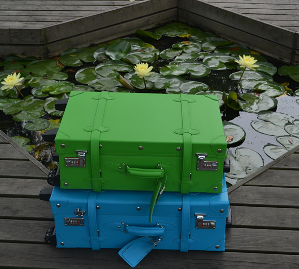 绿色糖果包 现货手工箱糖果绿色复古拉杆箱包旅行箱子母箱登机箱20寸24寸28寸_推荐淘宝好看的绿色糖果包