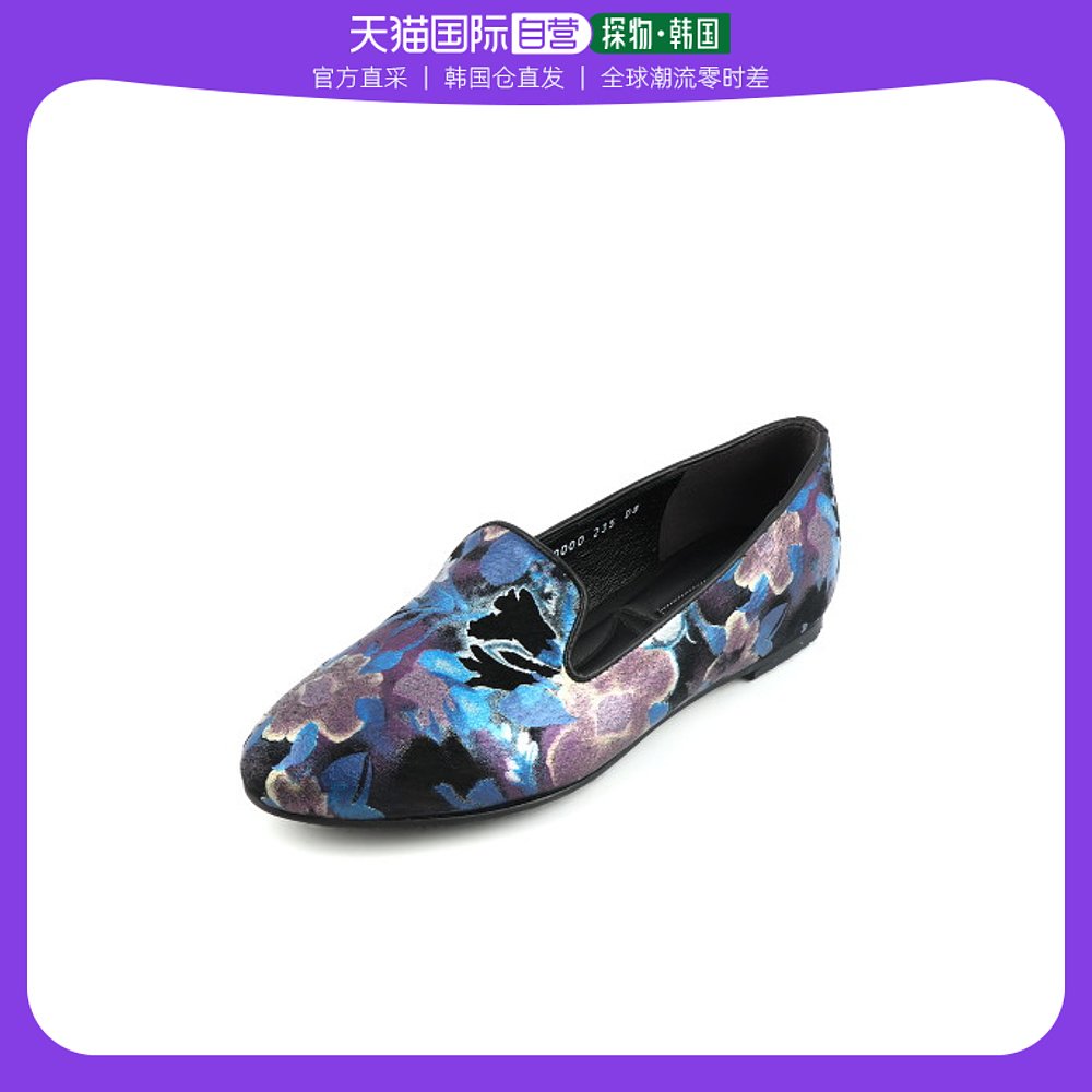 紫色豆豆鞋 韩国直邮[GABINYANG] [Gabenyang] 紫色 花豆豆豆鞋 手工皮鞋 GY2_推荐淘宝好看的紫色豆豆鞋