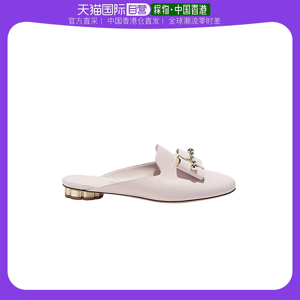 粉红色凉鞋 香港直邮SALVATORE FERRAGAMO 女士淡粉红色羊皮包脚凉鞋 0709128_推荐淘宝好看的粉红色凉鞋