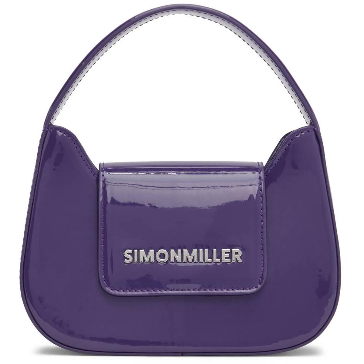 紫色迷你包 Simon Miller  紫色迷你 Retro 手提包2022秋冬奢侈品女_推荐淘宝好看的紫色迷你包