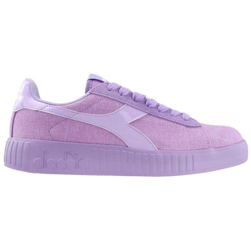 紫色运动鞋 Diadora迪亚多纳女板鞋运动休闲帆布紫色Game正品S1238A_推荐淘宝好看的紫色运动鞋