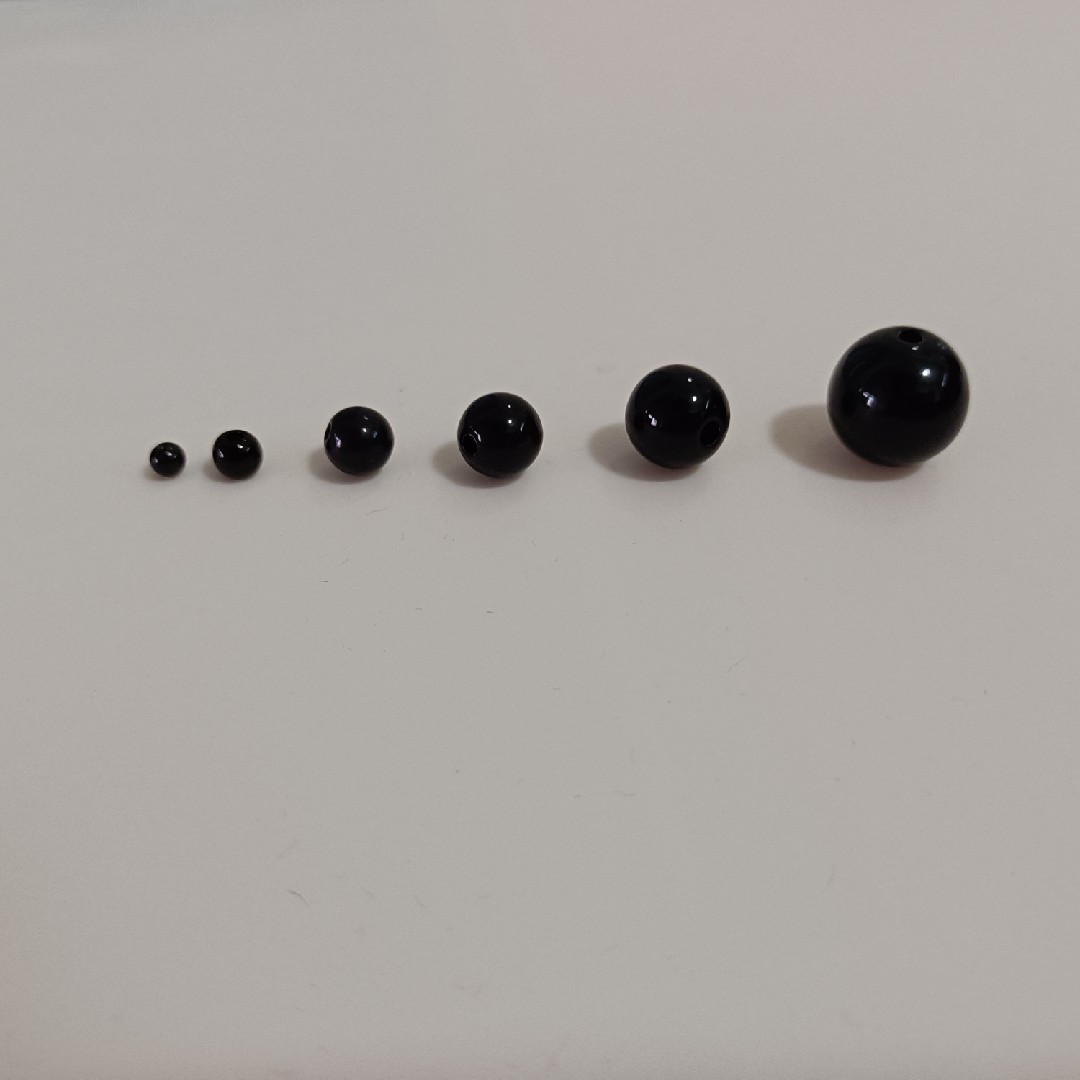 黑色糖果包 糖果珠动物眼珠散珠4-16mm 材料包黑色珠_推荐淘宝好看的黑色糖果包
