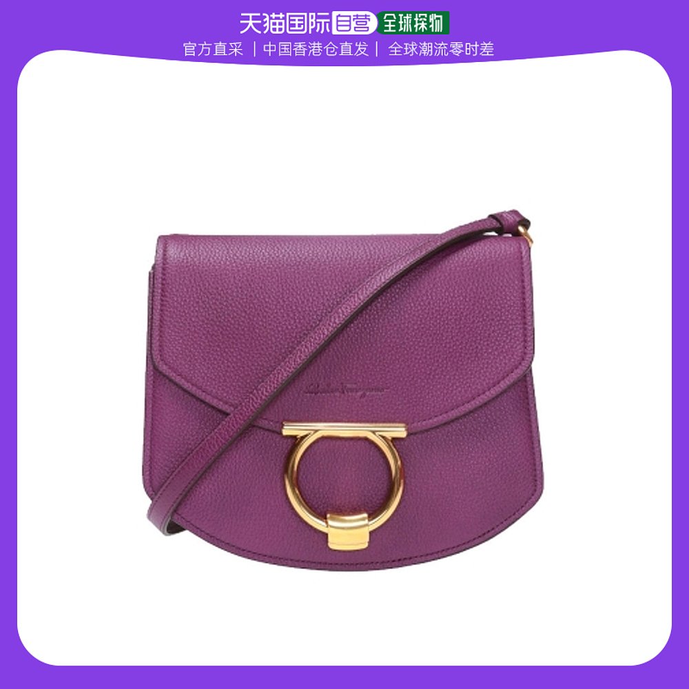 紫色手提包 香港直邮SALVATORE FERRAGAMO 女士紫色皮革手提包 21 H766 71847_推荐淘宝好看的紫色手提包