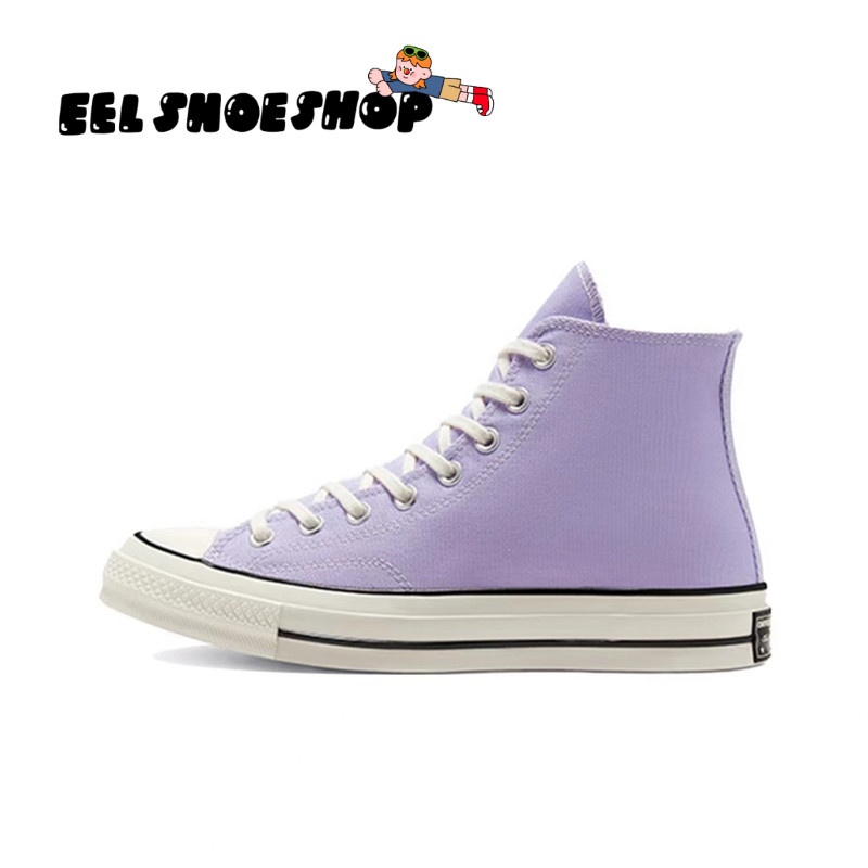 紫色帆布鞋 converse匡威1970S三星标帆布鞋女男 紫色高帮 男女鞋板鞋167862c_推荐淘宝好看的紫色帆布鞋