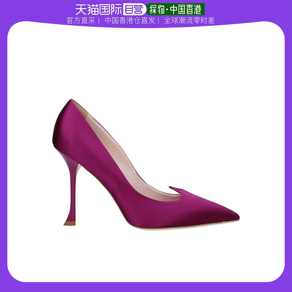 紫色高跟鞋 香港直邮ROGER VIVIER 女士缎面紫色高跟鞋 RVW53824540-RS0-M814_推荐淘宝好看的紫色高跟鞋