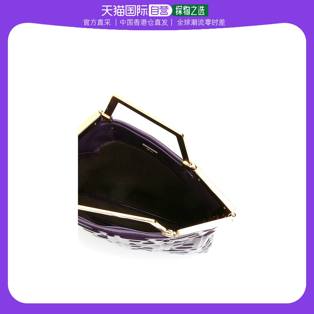 紫色手提包 香港直邮FendiFENDI-女士 紫色小号手提包手提包_推荐淘宝好看的紫色手提包
