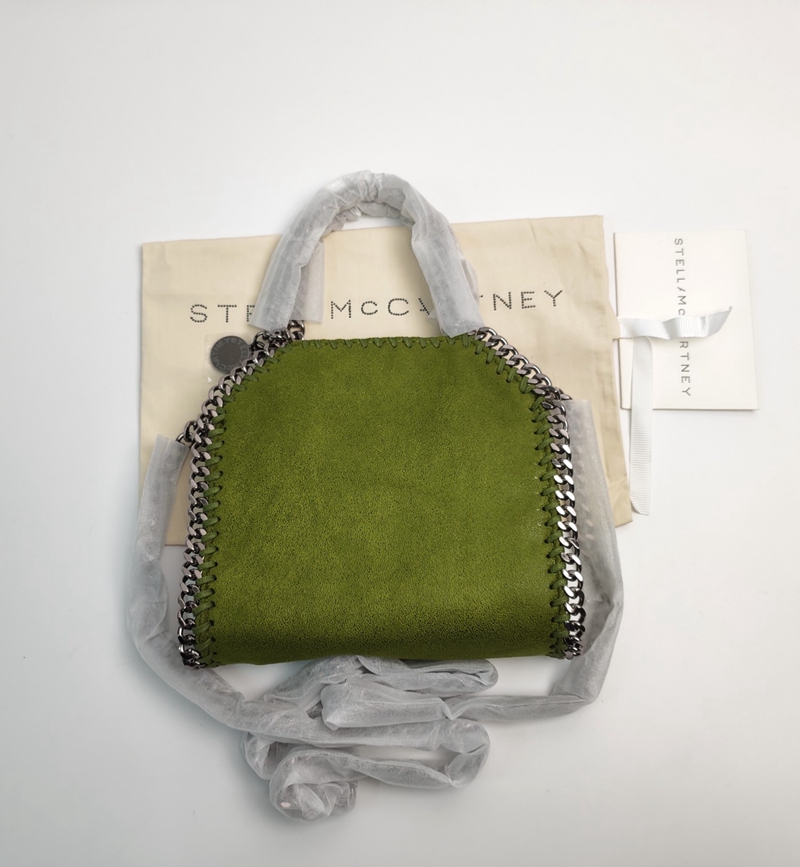 绿色迷你包 2022新款Stella超迷你15cm链条包绿色高级百搭小众斜跨手提包包_推荐淘宝好看的绿色迷你包