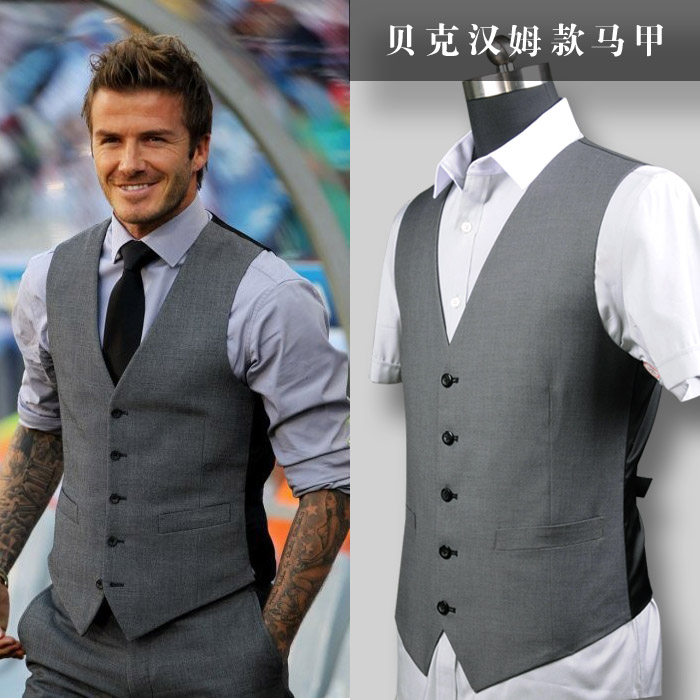 甲<em>男士</em>休闲<em>西装</em> 春秋高档<em>男士西装马甲背心</em> 羊