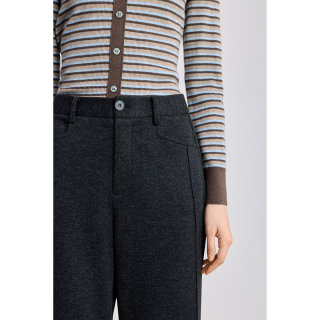 LILY Commuter Stretch Dark Retro Straight Knitted Pants 
LILY Commuter Stretch Dark Retro Straight Knitted Pants