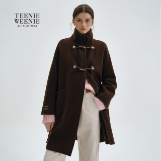 TeenieWeenie horn button wool coat 
TeenieWeenie horn button wool coat