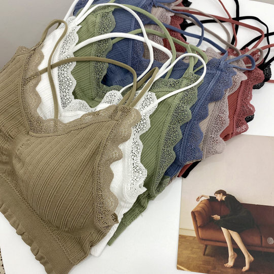 Beauty back cross -camisole female no steel ring bra, summer thin vest gathers gathered sports large size wrapped chest tube top
 Beauty back cross -camisole female no steel ring bra, summer thin vest gathers gathered sports large size wrapped chest tube top
