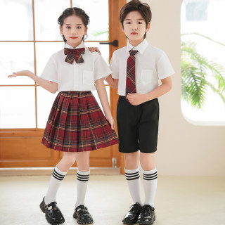 Children's performance costumes, British style chorus, poetry recitation and speeches for primary and secondary school students, kindergarten graduation class uniforms Children's performance costumes, British style chorus, poetry recitation and speeches for primary and secondary school students, kindergarten graduation class uniforms