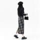 La Chapelle woolen plaid skirt for women autumn and winter 2025 new British style high waist slit mid-length skirt J La Chapelle woolen plaid skirt for women autumn and winter 2025 new British style high waist slit mid-length skirt J