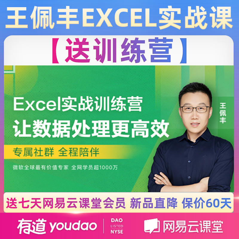 网易云课堂【送训练营】王佩丰excel实战课网数据处理与分析教程