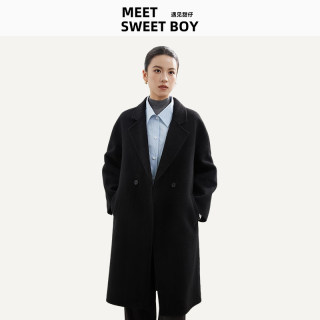 MEET SWEETBOY 100% sheep wool double-sided wool coat MEET SWEETBOY 100% sheep wool double-sided wool coat