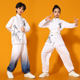 Martial arts costume performance children's kung fu training Martial arts costume performance children's kung fu training