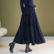 La Chapelle Trendy Velvet Swing Skirt Women's 2025 Autumn and Winter New High Waist Fashion A-Line Skirt Umbrella Skirt La Chapelle Trendy Velvet Swing Skirt Women's 2025 Autumn and Winter New High Waist Fashion A-Line Skirt Umbrella Skirt