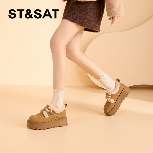Saturday cotton shoes for women 2025 winter new outer wear women's popular thick-soled plus velvet thickened warm Birkenstock women's shoes Saturday cotton shoes for women 2025 winter new outer wear women's popular thick-soled plus velvet thickened warm Birkenstock women's shoes