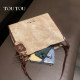 TOUTOU autumn new large-capacity tote bag texture soft bag large bag commuting versatile armpit shoulder bag women TOUTOU autumn new large-capacity tote bag texture soft bag large bag commuting versatile armpit shoulder bag women