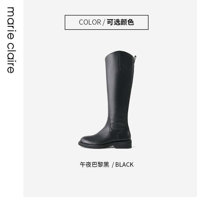 MC women's shoes/marieclaire boots winter thick heel plus velvet warm boots knight boots MC women's shoes/marieclaire boots winter thick heel plus velvet warm boots knight boots