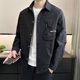 2025 new spring and autumn casual work jacket for men autumn trendy lapel tops large size multi-pocket men's jacket 
2025 new spring and autumn casual work jacket for men autumn trendy lapel tops large size multi-pocket men's jacket