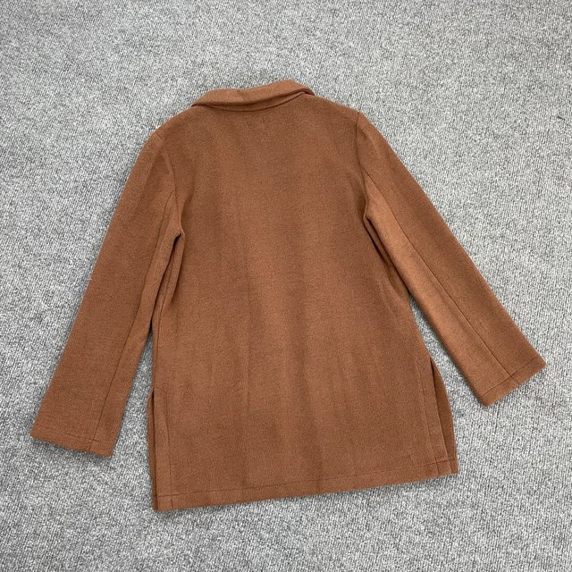 E6021 autumn new women's clothing, literary temperament, solid color imitation wool jacket, thin pit strips, no button commuter suit E6021 autumn new women's clothing, literary temperament, solid color imitation wool jacket, thin pit strips, no button commuter suit