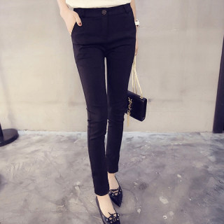 Mid-high casual elastic stretch trousers slimming Mid-high casual elastic stretch trousers slimming