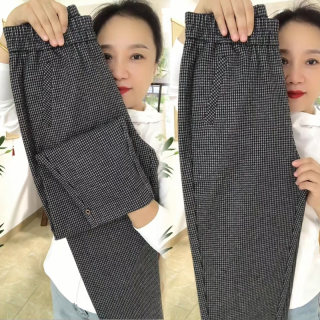 Korean version of high-waisted small casual slim trousers Korean version of high-waisted small casual slim trousers