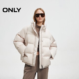ONLY fluffy short hooded down jacket 
ONLY fluffy short hooded down jacket