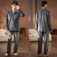 Xuanliang pajamas Men's autumn and winter thickened and velvet long -sleeved warm coral velvet island velvet home service spring and autumn set Xuanliang pajamas Men's autumn and winter thickened and velvet long -sleeved warm coral velvet island velvet home service spring and autumn set