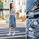Senrou denim Morima Denim Halway Skirt Female High waist split -showing legs Changchun retro wool straight straight skirt personality personality
 Senrou denim Morima Denim Halway Skirt Female High waist split -showing legs Changchun retro wool straight straight skirt personality personality
