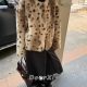 DEAR.XI leopard print closed eyes 2025 autumn and winter versatile warm temperament fur jacket 2350# 
DEAR.XI leopard print closed eyes 2025 autumn and winter versatile warm temperament fur jacket 2350#