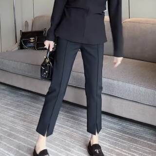 Loose waist casual cropped pants thinner Loose waist casual cropped pants thinner