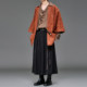 Cutting design mid-length Taoist robe cardigan men's spring and autumn Japanese style retro new Chinese style loose Yamamoto style jacket Cutting design mid-length Taoist robe cardigan men's spring and autumn Japanese style retro new Chinese style loose Yamamoto style jacket
