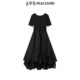 Peacebird Women's Summer 2025 New Waist Spliced Dress A1FAF2749 Peacebird Women's Summer 2025 New Waist Spliced Dress A1FAF2749